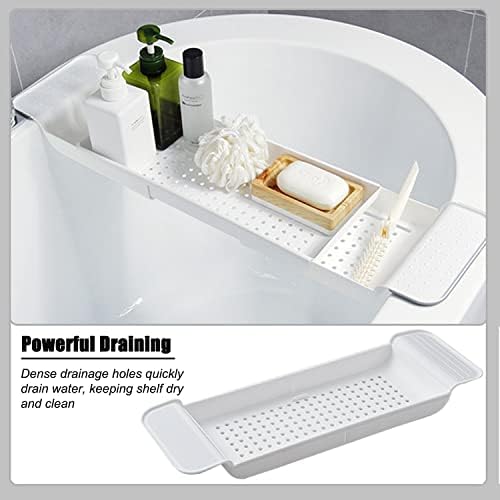Expandable Drain Bath Shelf Caddy Tray - Image 6