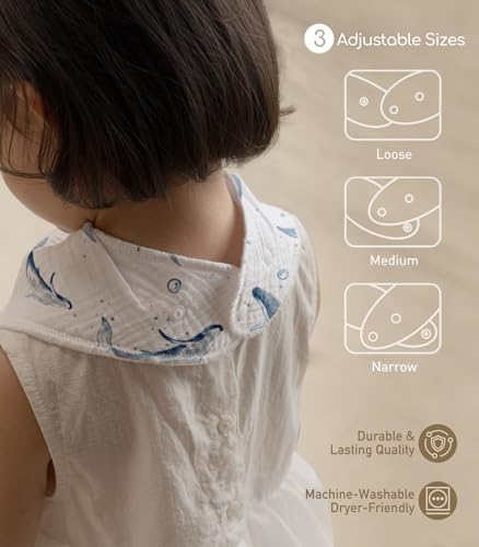 8 Pack Muslin Baby Bandana Bibs - Image 4