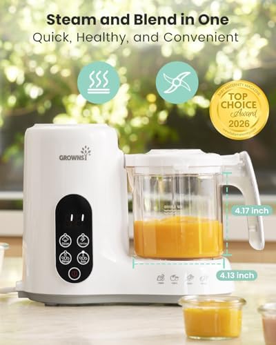 Grownsy Baby Food Maker, Steamer & Blender Baby Food Processor - Image 2