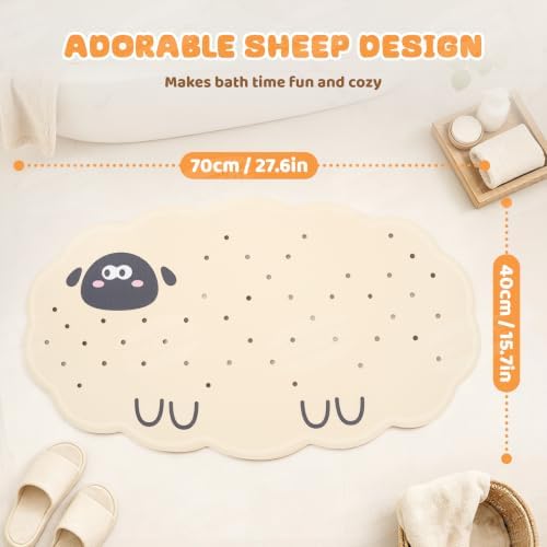 UNEEDE Non Slip Bathtub Mat for Kids - Image 5