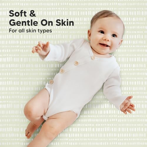 2-Pack Mini Crib Sheets Fitted, 38x26 Pack N Play Mattress Sheets - Image 4