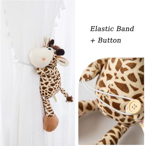 Curtain Tiebacks, 1 Pair Cute Animal Curtain Holdbacks - Image 4