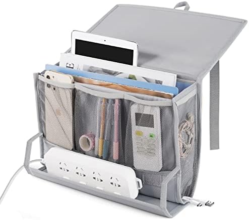 Bedside Caddy Organizer for Dorm Bed Rails by Retyion