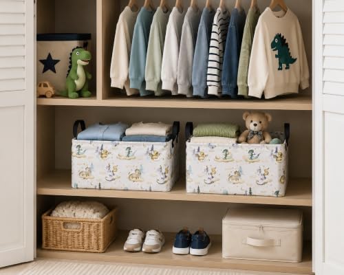 Rec Toy Box Chest Kids Hamper Storage Basket Collapsible Organizer Bin Gift - Image 7
