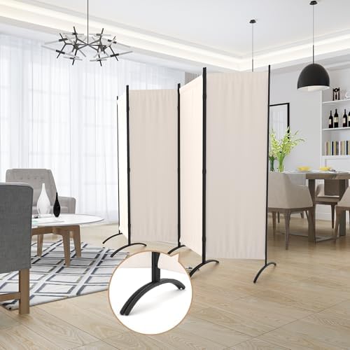 Room Divider 4 Panel Folding Screen Portable Wall - Image 6