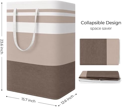 StorageRight Laundry Basket Hamper, 75L Collapsible Clothes Storage - Image 2