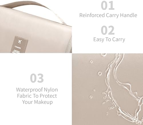 Lcsmaokin Large Capacity Toiletry Bag Travel Bag - Image 3