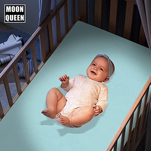 MOONQUEEN 2-Pack Baby Fitted Crib Sheets - Image 3