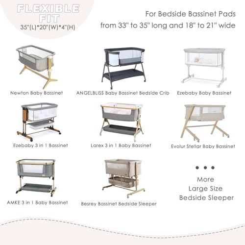 4 Pack Bassinet Sheets - Image 4