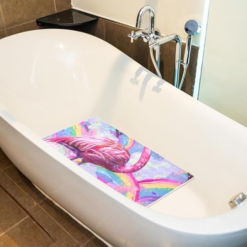 Bath Tub Shower Mat, Washable Bathtub Floor Mats, Suction Cups and Drain Holes - Image 5