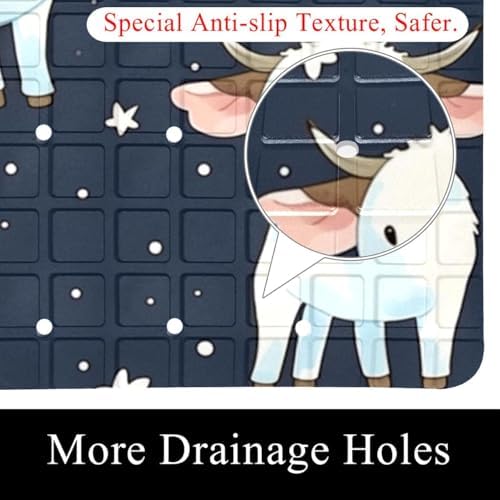 Baby Bath Mat Non Slip 26.8"x15.1" Bathtub Mat - Image 2