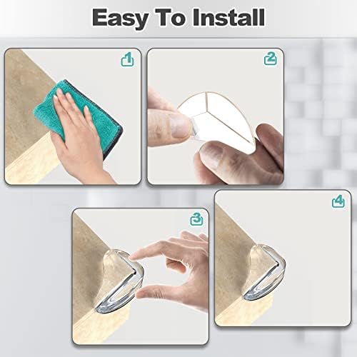 12 Pack Corner Protector Baby Clear Corner Guards Sharp Corner Cover Bumper - Image 7