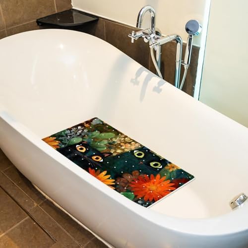 Non Slip Bathtub and Shower Mat 26.8x15.1 inch, Bath Mat - Image 4