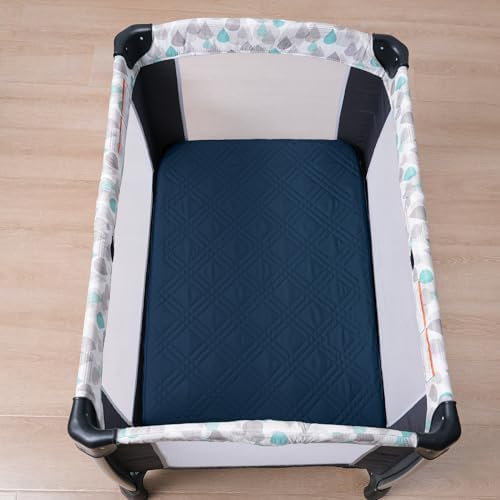 david's kids 2 Pack Waterproof Mini Crib Mattress Protector, Fit Pack N Play - Image 3
