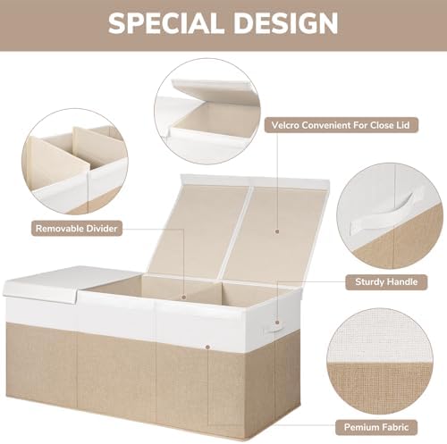 INDRESSME 185L Extra Large Toy Storage Box - Image 7
