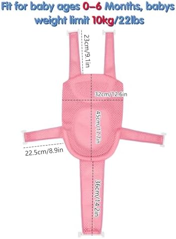 Colorlife Baby Bath Seat Support Net Infant Bathing Seat Support Mat, - Image 6