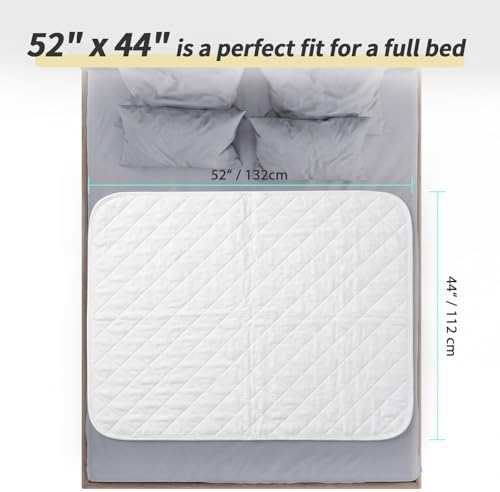CoolShields Reusable Waterproof Bed Pads Washable Underpads 44 x 52 - Image 5