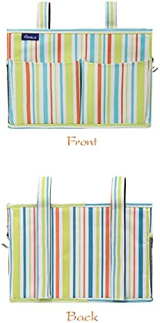 Surblue Bedside Caddy Hanging Bed Organizer Storage Bag Pocket - Image 2