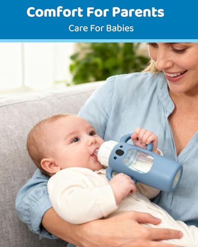 3 Pack Silicone Bottle Sleeves for Dr. Brown's Glass Baby Bottles, 8 oz - Image 6