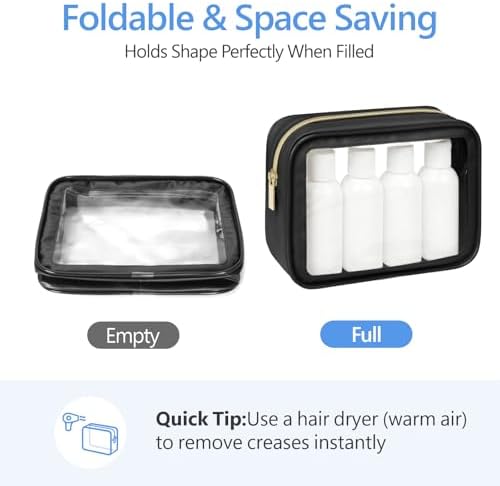 PACKISM Clear Makeup Bag Foldable - Image 5