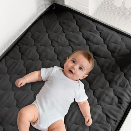 Pack and Play Mattress Pad Protector Sheet Fitted Waterproof Mattress Cover - Image 5