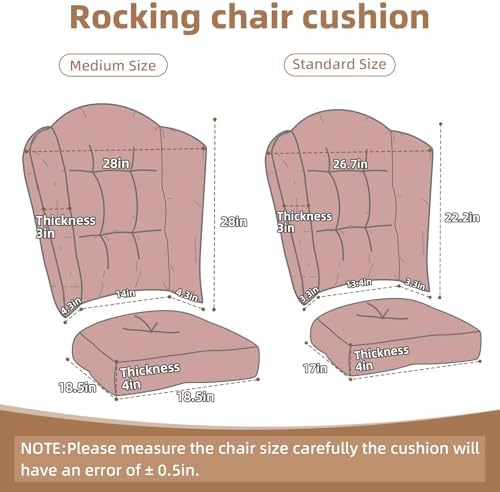 Wingback Rocking Chair cushion - Image 3