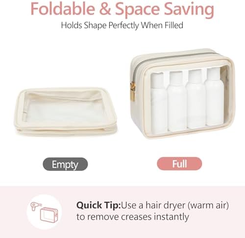 PACKISM Clear Makeup Bag Foldable - Image 5