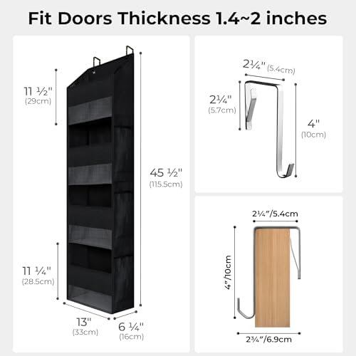 GRANNY SAYS Over the Door Organizer, 4-Shelf Behind the Door Storage - Image 2