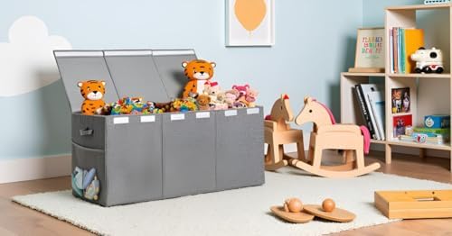Kids Toy Box Chest with Lid - Image 3