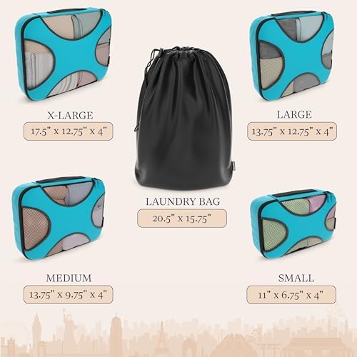 Shacke 5 Set Packing Cubes for Travel - Image 4