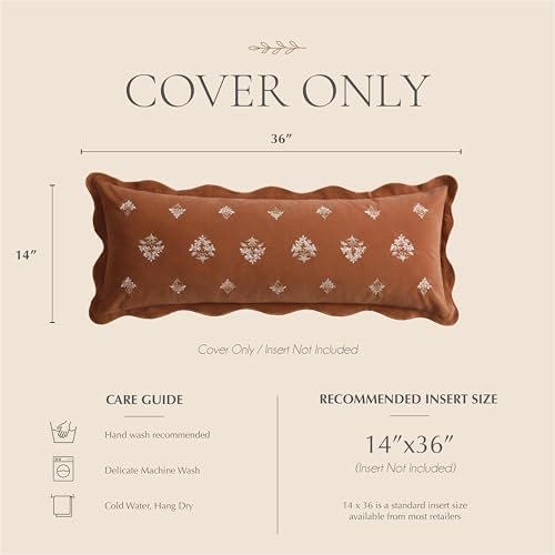 BlissBlush Long Lumbar Pillow Cover 14x36 - Image 6