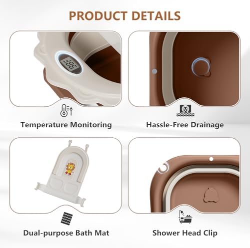 MoreFeel Foldable Baby Bathtub - Image 6