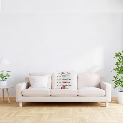 in This Room Classroom Pillow Covers 18x18，Boho Classroom Decor，Decor - Image 3
