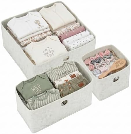 Parker Baby Co Collapsible Felt Drawer Organizers by ParkerBabyCo