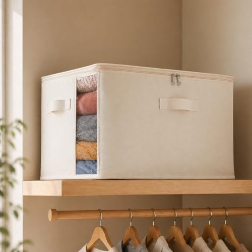 3 Pack Canvas Comforter Storage Bags - Image 6