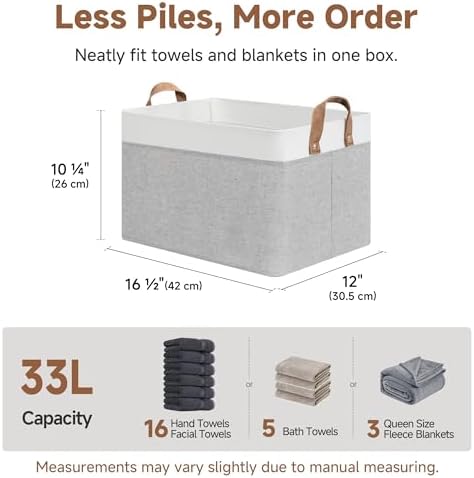 StorageWorks Fabric Storage Bin, Closet Bins - Image 6