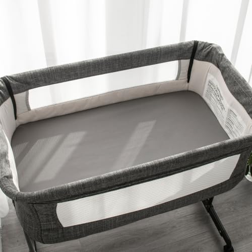 Bassinet Sheets 100% Cotton, 2 Pack Bassinet Sheets - Image 6