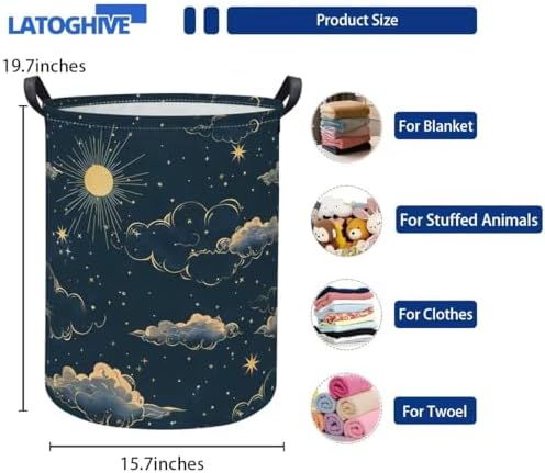 Baby Laundry Hamper kids laundry Basket Waterproof Storage Bin - Image 2