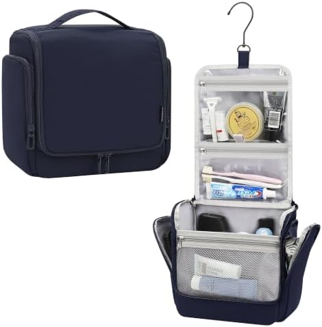 Relavel Hanging Toiletry Bag for Men, Travel Makeup Bag for Women by Relavel