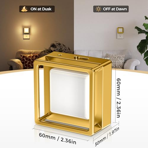 DORESshop Night Light, Night Lights Plug into Wall, 2 Pack 3000K Nightlight - Image 4