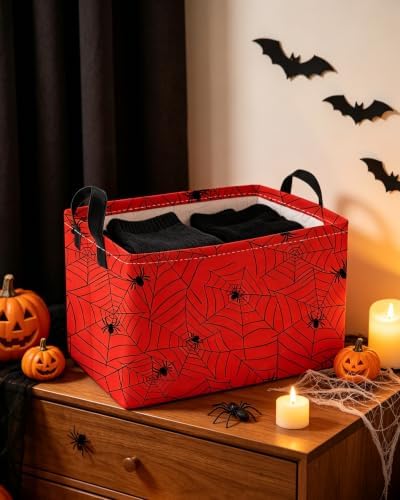 Essme Rectangular Spider Basket, Kids Storage Bins Organizer - Image 4