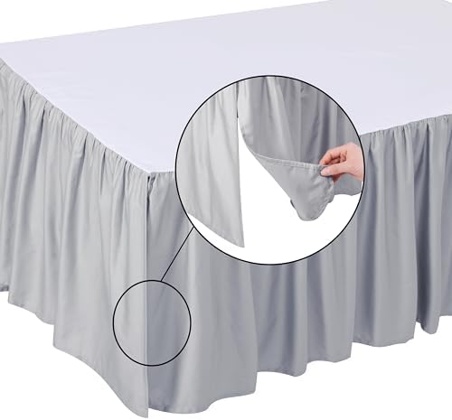 Crib Skirt Dust Ruffle, 100% Egyptian Cotton 400 Thread Count Soft Breathable - Image 6