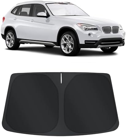 TINGLU Sun Shade for BMW X1 E84 2011-2015 Accessories Windshield Sun Shade by TINGLU
