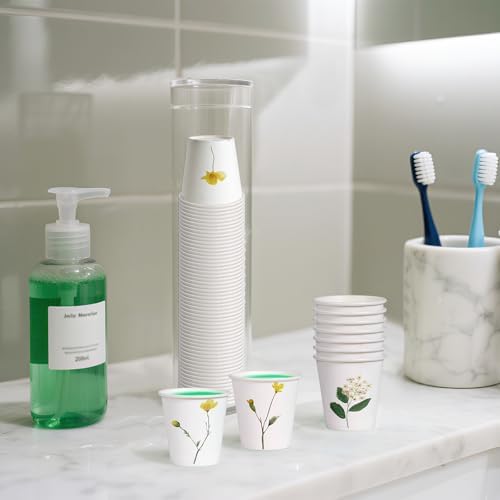 WRAPAHOLIC 3oz Wildflower Bathroom Cups - Image 3