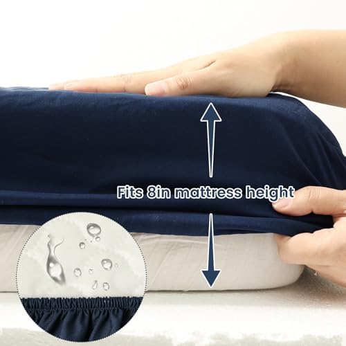 david's kids 2 Pack 52''x28'' Waterproof Crib Mattress Protector Pad Cover - Image 5