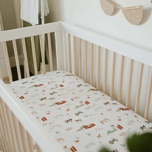 Little Unicorn Premium Crib Sheet | Breathable & Super-Soft Muslin Fabric - Image 5