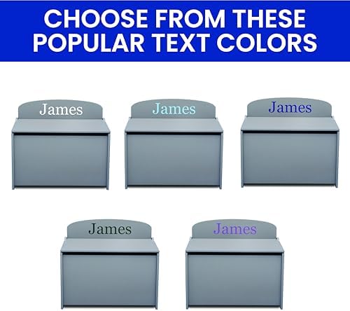 Delta Children Personalized MySize Deluxe Toy Box - Image 2