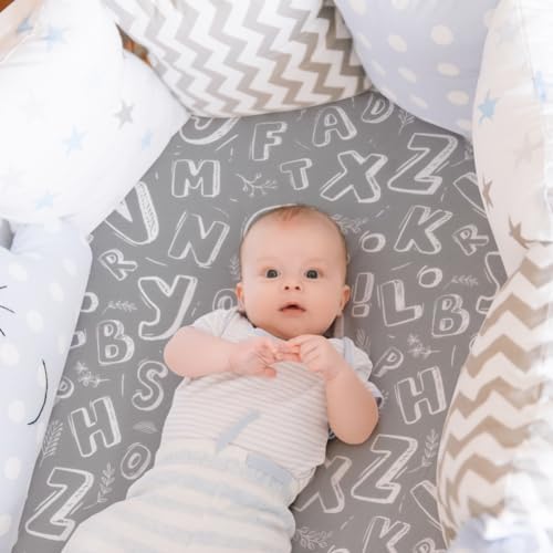 4 Pack Breathable Bassinet Sheets - Image 3