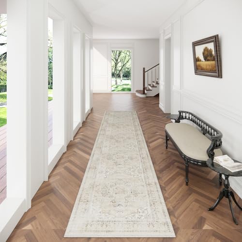 Washable Kitchen Rug Runners for Hallways: 2'x 10' Long Runner Rug Non Slip by palohom