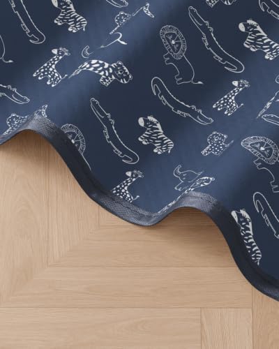 Blissful Diary Baby Splat Mat for Under High Chair, 50.4 x 50.4 Inch Wipeable - Image 4
